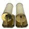 Art Deco Brass Patinated Tubular Wall Lamps, 1920s, Set of 2, Image 4