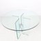 Vintage Glass Dining Table by Peter Ghyzcy, 1970s 4