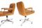 Bürostühle mit Cognacfarbenem Leder von Osvaldo Borsani für Tecno, 1960er, 2er Set 6