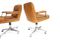 Cognac Leather Desk Chairs by Osvaldo Borsani for Tecno, 1960s, Set of 2 6