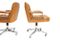Cognac Leather Desk Chairs by Osvaldo Borsani for Tecno, 1960s, Set of 2 4