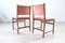 Mid-Century Stühle aus Holz & Samt, 1960er, 6er Set 6