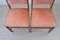 Mid-Century Wooden and Velvet Chairs, 1960s, Set of 6, Image 3