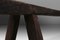 Rustic Wooden Bench, 1860s, Image 10