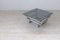 Space Age Glass Steel Square Coffee Table by Paul Mayen, 1970s 4