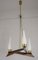 Lámpara de araña italiana de tres luces, años 60, Imagen 2