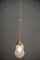 Lámpara colgante Art Déco con pantalla de vidrio pintado, años 20, Imagen 10