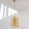Tronchi Suspension Lamp in Pink and Brown Murano Glass, Italy, 1990s 4