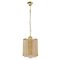 Tronchi Suspension Lamp in Pink and Brown Murano Glass, Italy, 1990s 1