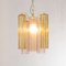 Tronchi Suspension Lamp in Pink and Brown Murano Glass, Italy, 1990s 8