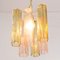 Tronchi Suspension Lamp in Pink and Brown Murano Glass, Italy, 1990s, Image 6