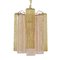 Tronchi Suspension Lamp in Pink and Brown Murano Glass, Italy, 1990s 2