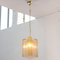 Tronchi Suspension Lamp in Pink and Brown Murano Glass, Italy, 1990s 3