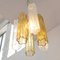 Lámpara de suspensión Tronchi de cristal de Murano, Italia, años 90, Imagen 10