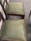 Sillas de comedor Art Déco de haya teñida de palisandro y arce verde, años 30. Juego de 4, Imagen 8