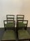 Art Deco Esszimmerstühle aus Palisander gebeizter Buche und Grünem Ahorn, 1930er, 4er Set 3