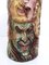 Vintage Hand-Painted Vase with Faces attributed to Tullio Dalbisola, 1960s 9