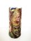 Vintage Hand-Painted Vase with Faces attributed to Tullio Dalbisola, 1960s 4