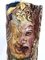 Vintage Hand-Painted Vase with Faces attributed to Tullio Dalbisola, 1960s 8