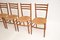 Vintage Italian Walnut Dining Chairs, 1960s, Set of 4 7