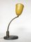 Lámpara de mesa francesa en amarillo, años 50, Imagen 5