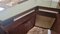 Mueble bar esquinero italiano Mid-Century con taburete, años 50. Juego de 2, Imagen 8