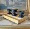 Vintage Office Set in Marble and Bronze, 1820, Set of 3 6