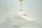 Lampada a sospensione vintage bianca in vetro di Murano, Immagine 8