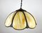 Vintage Tiffany Style Pendant Light in Stained Glass, Italy, 1980s 3