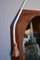 Espejo italiano grande con marco de teca, años 60, Imagen 7