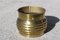 Round Solid Brass Plant Holder, Italy, 1970s, Image 1