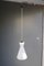Lampada a sospensione in vetro e ottone di Stilnovo, Italia, anni '50, Immagine 4