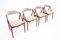 Model 31 Dining Chairs by Kai Kristiansen for Schou Andersen, 1960s, Set of 4 13
