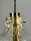 Space Age Glass Ceiling Lamp from Limburg, Germany, 1970s, Image 7