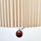 Mid-Century Danish Modern Pleated Shade Ceiling Lamps, 1970s, Set of 4 16