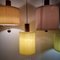 Mid-Century Danish Modern Pleated Shade Ceiling Lamps, 1970s, Set of 4 19