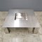 Square Steel Thebes Coffee Table by Giovanni Offredi for Saporiti, Italy, 1970s, Image 3