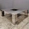 Square Steel Thebes Coffee Table by Giovanni Offredi for Saporiti, Italy, 1970s, Image 1