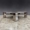 Square Steel Thebes Coffee Table by Giovanni Offredi for Saporiti, Italy, 1970s 2