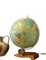 Grand Globe Terrestre Art Déco en Verre avec Éclairage, 1930s 6