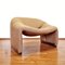 Mid-Century Modern Groovy F598 Lounge Chair attributed to Pierre Paulin, 1970s 3