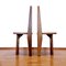 Vintage Kirchen Beistellstühle aus Holz, Italien, 1960, 2er Set 7