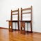 Vintage Wooden Church Side Chairs, Italy, 1960, Set of 2 2