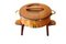 Brass Model 1310ch Pot with Lid and Teak Stand by Jens Quistgaard for Dansk Design, 1950s, Set of 3, Image 8
