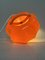 Orange Pendant Lamp from Ilka Plast, Germany, 1970s, Image 2