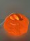 Lampada a sospensione arancione di Ilka Plast, Germania, anni '70, Immagine 8