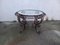 Glass and Wrought Iron Coffee Table, 1950s, Image 1