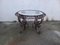 Glass and Wrought Iron Coffee Table, 1950s, Image 2