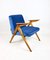 Blue Ocean Bunny Armchair attributed to Józef Chief Chirowski, 1970s, Image 4