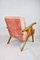Vintage Pink Chameleon Sessel im Stil von Var B310, 1970er 9